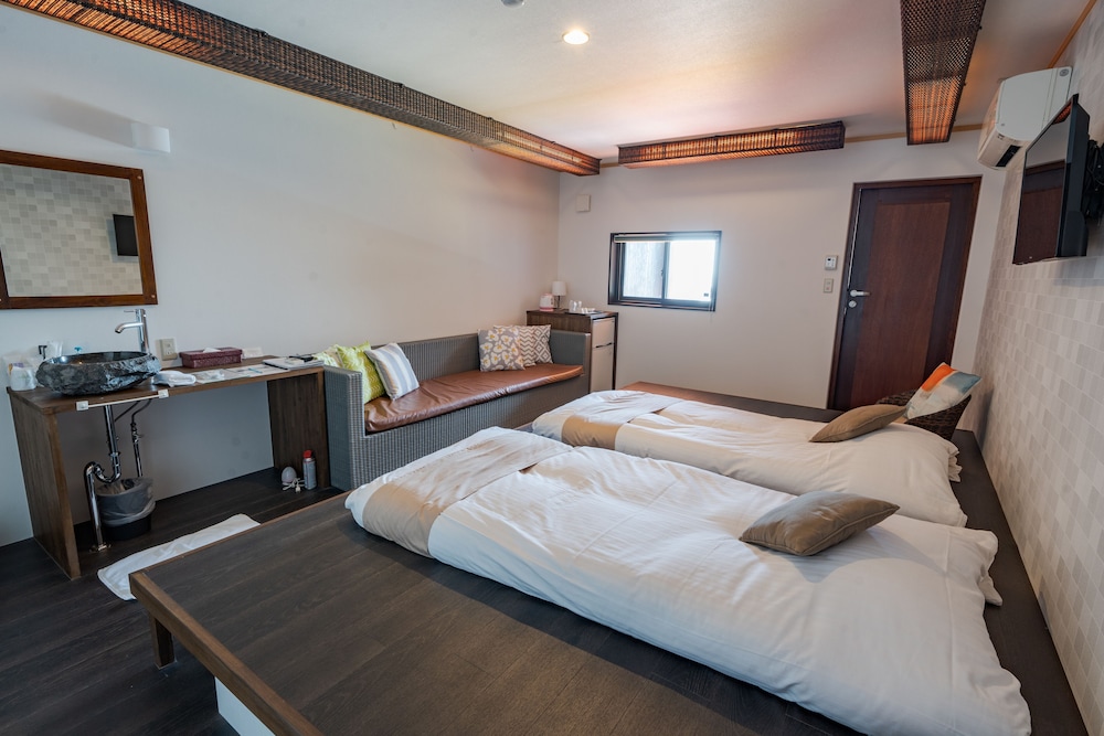 和室　角部屋　露天風呂付　シービュー　上層階 客室4 | XYZ Private spa and Seaside Resort