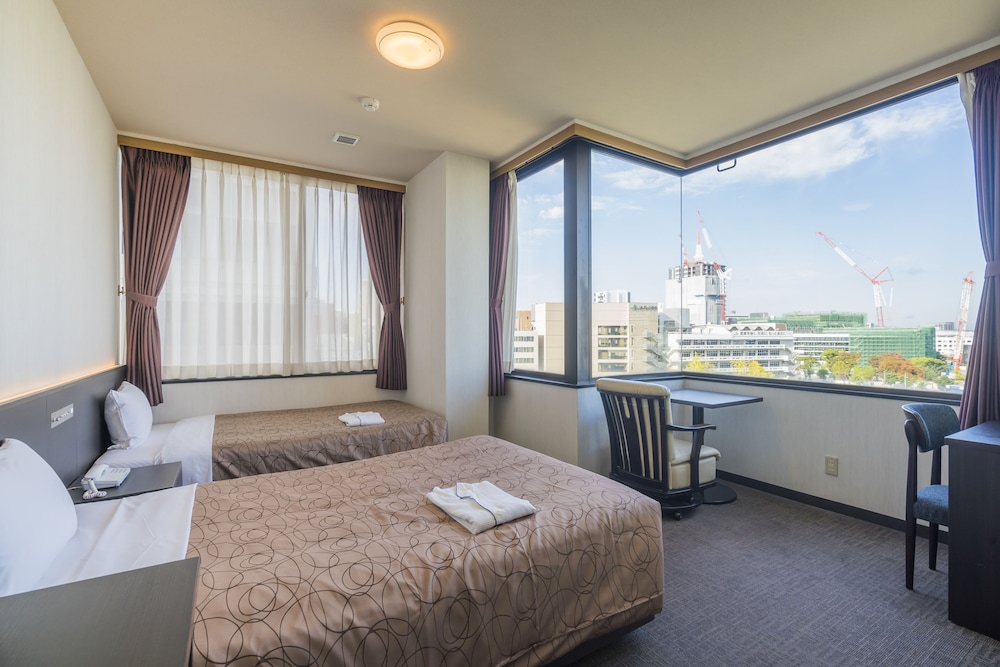 [禁煙] スタンダードツイン (21平米-ベッド幅130cm) (子供: 最大2名) | ホテル 博多中洲 イン