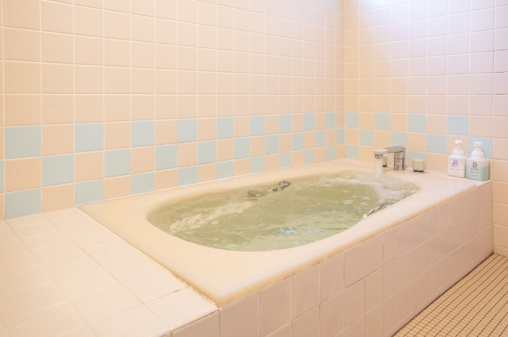 エコノミー 和室 2人部屋 禁煙 共用トイレとバスルーム バスルーム1 | 新錦ホテル