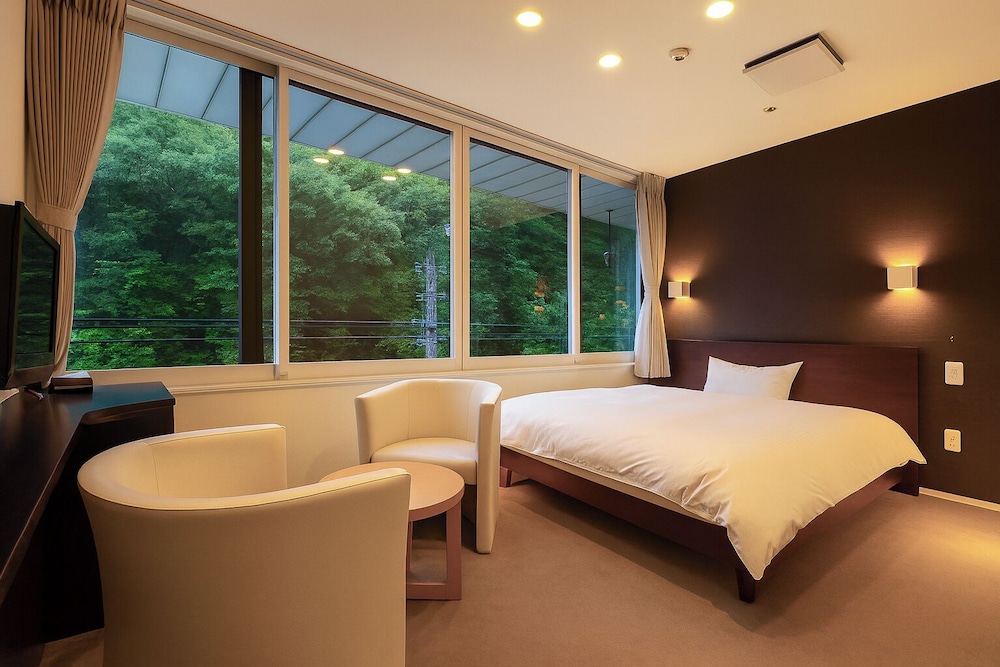 洋室ダブル 17㎡（シャワーのみ） | 松園荘 保津川亭