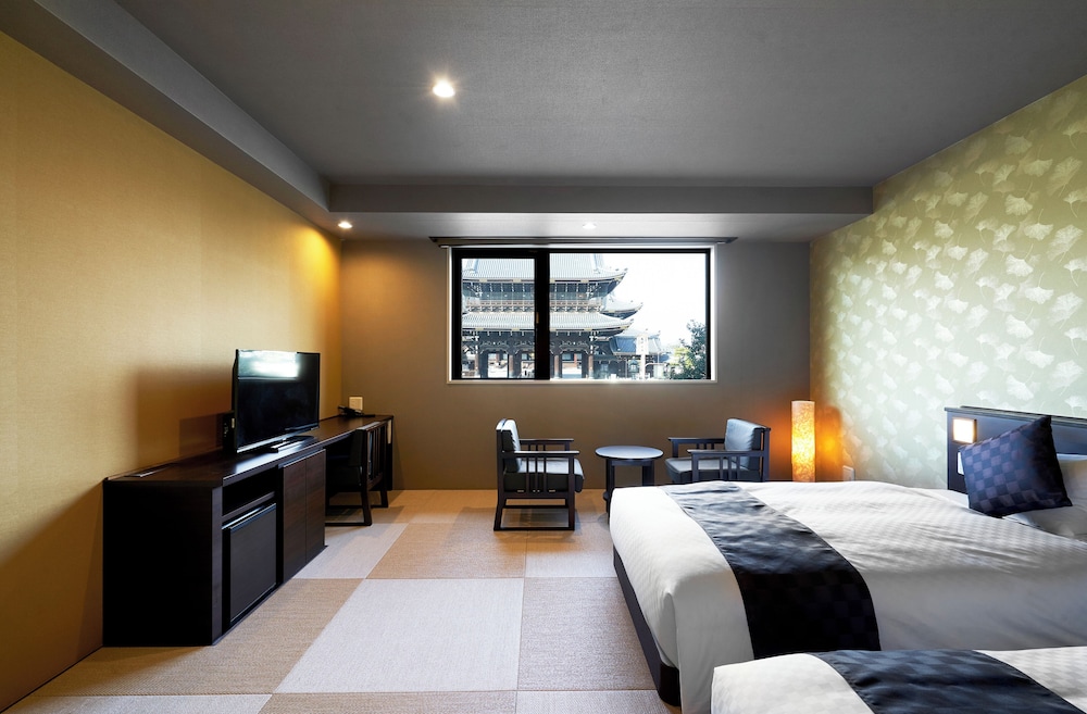和洋室 デラックス 4人部屋 テンプルビュー | Hotel Kuu Kyoto