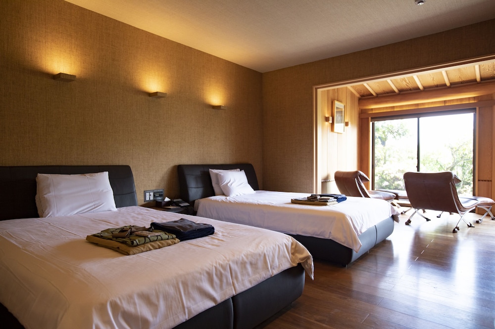 特別室 梅 露天風呂付き 禁煙 - 鉄板焼 久住コース (夕食時間19:30) 客室1 | 山荘 神和苑