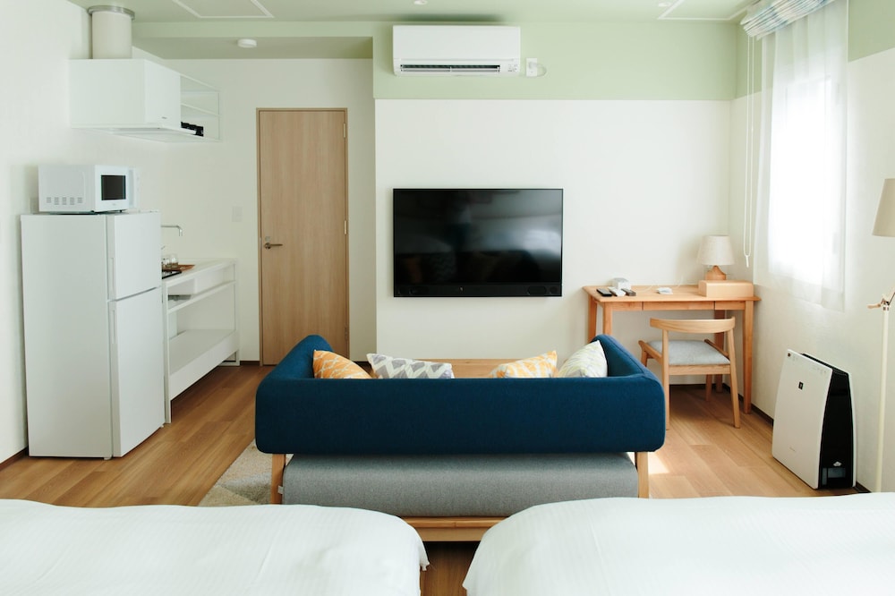 デラックス ツインルーム 簡易キッチン 客室1 | ホテル ポットマム