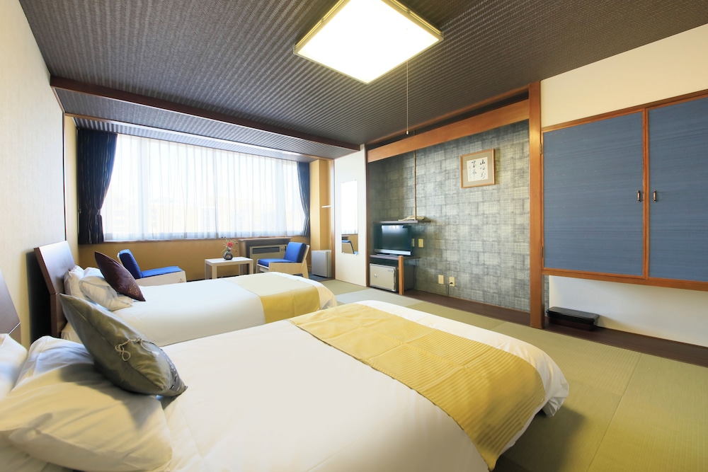 和室 ツインルーム (シングルベッド2台) 禁煙 客室3 | ゆとりろ洞爺湖
