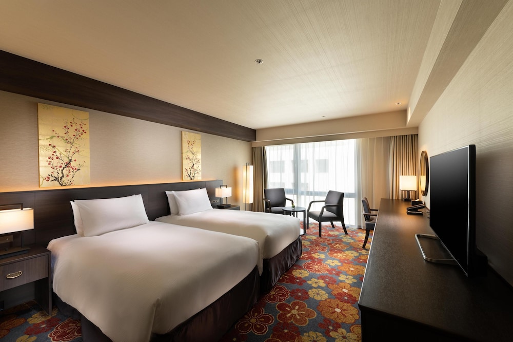 プレミアム ルーム シングルベッド 2 台 | ダブルツリー by ヒルトン 京都駅