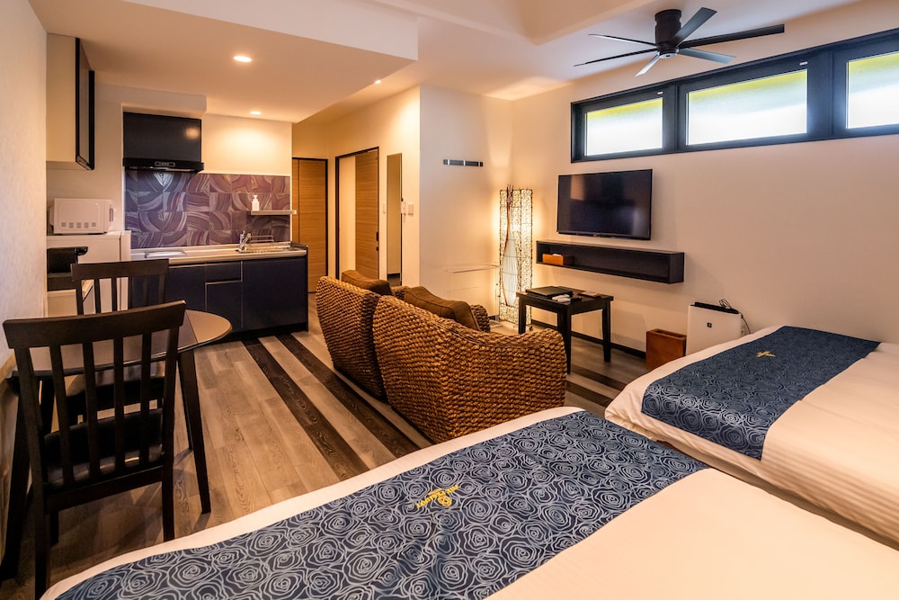 ヴィラツイン キッチン付き リビング エリア0 | ザ・ペリドット スマートホテル タンチャワード