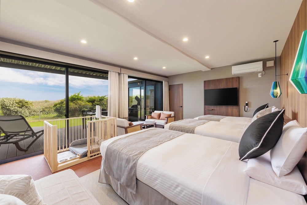 ガーデンヴィラ（バス付 / サウナ付き）禁煙 部屋からの景観0 | 亀の井ホテル 九十九里