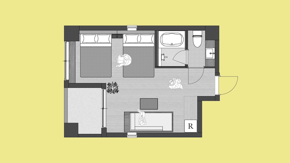 ジュニア スイート 禁煙 フロアマップ0 | Hotel Vintage 東京 築地