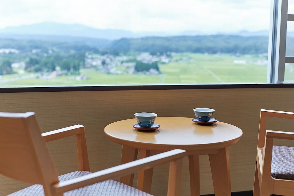 和室スタンダードツイン 禁煙 部屋からの景観0 | 亀の井ホテル 一関