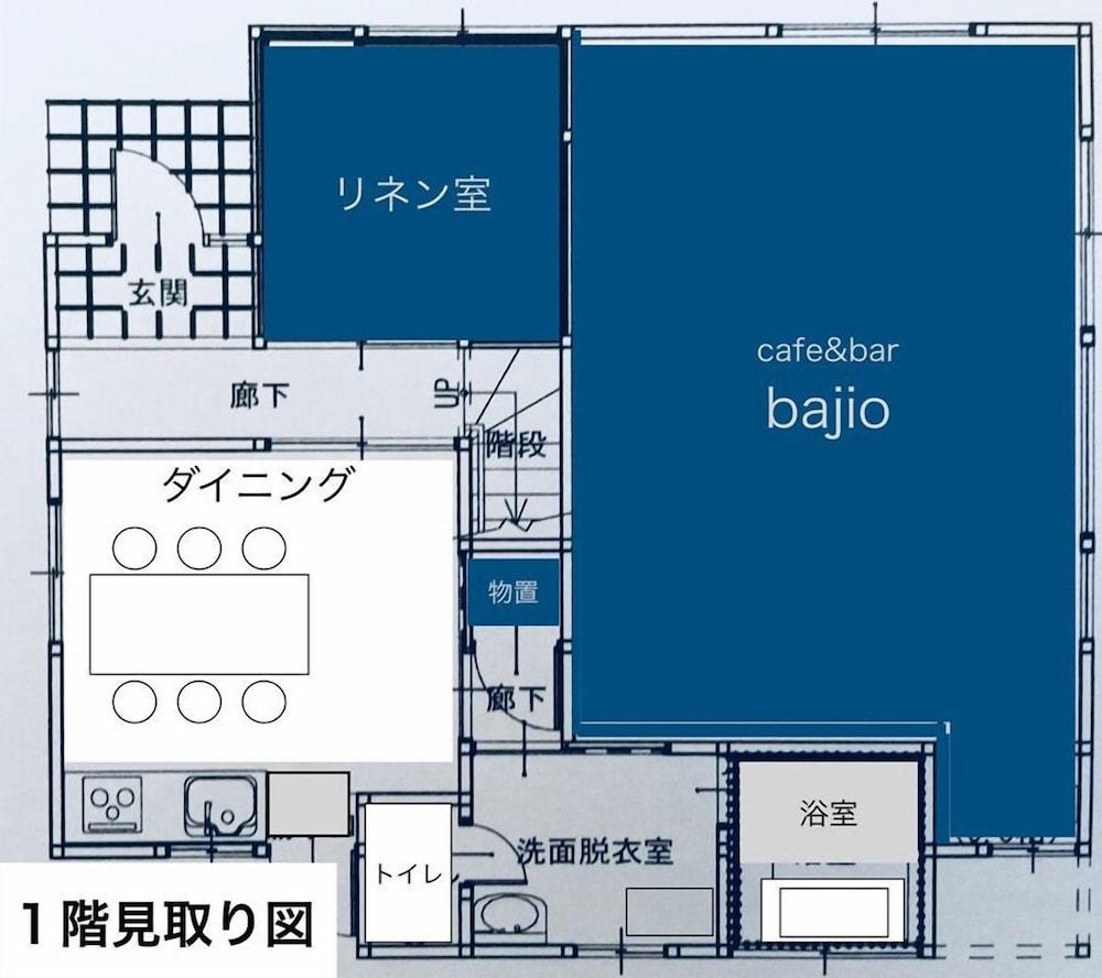 エグゼクティブ タウンホーム 3 ベッドルーム 専用バスルーム リバービュー フロアマップ1 | 水処稀荘