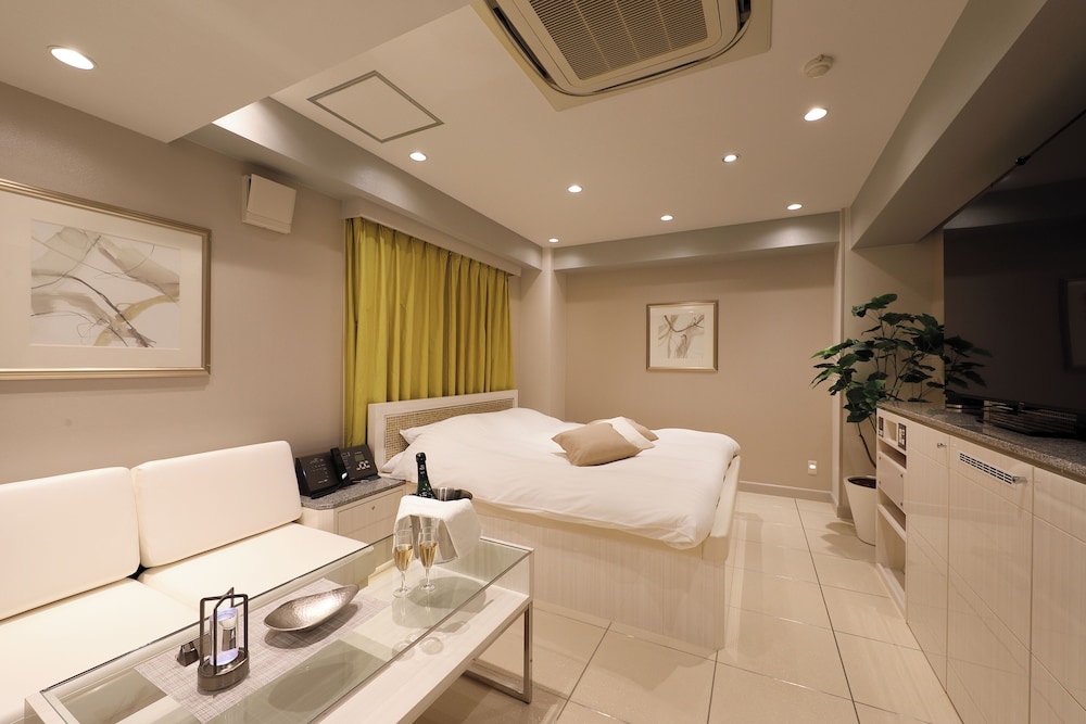 ダブルルーム 専用バスルーム付 喫煙 客室1 | ホテルバレンタイン知立店 - 大人限定