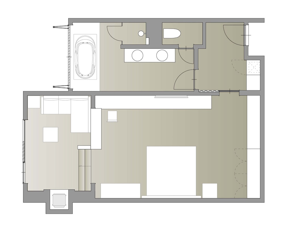 山の上スイート (ダブル) 禁煙 フロアマップ0 | ルグラン軽井沢ホテル & リゾート