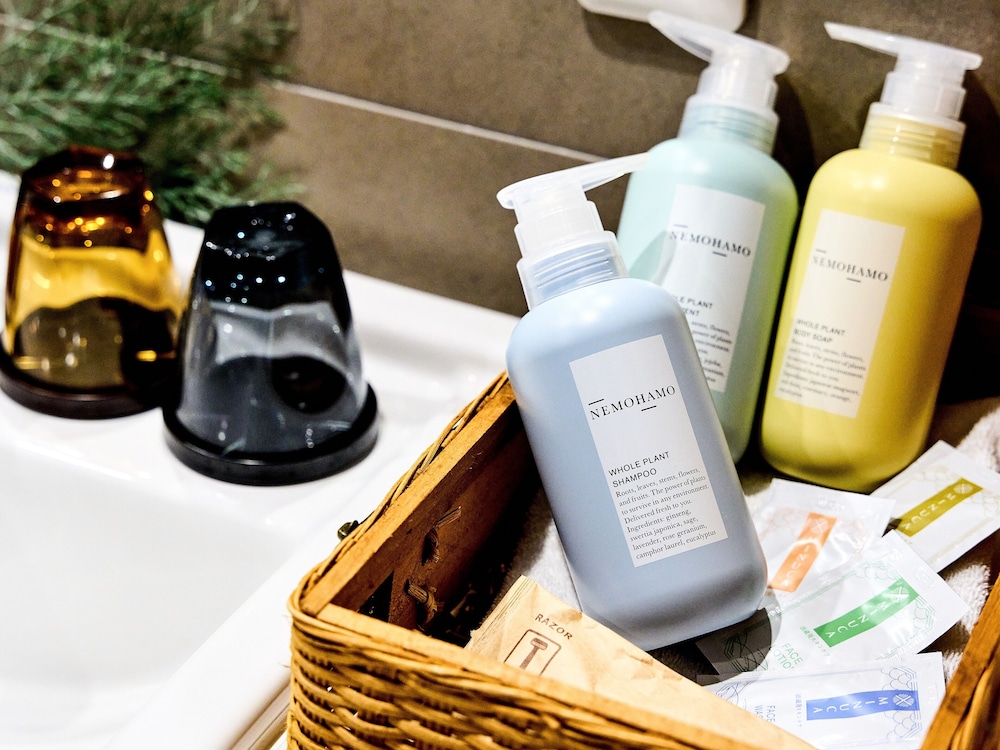 【禁煙】プレミアムダブル(公園側 5階) バスルームの設備0 | 川崎キングスカイフロント東急 REI ホテル