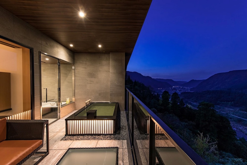 [温泉露天風呂付・別邸 鶯宿和洋室] (スイート) [禁煙] ベランダ0 | 奥日田温泉 うめひびき