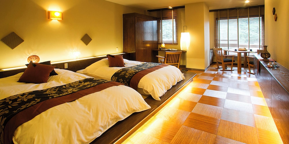 デザイン ツインルーム 専用バスルーム | 夕景の宿 海のゆりかご 萩小町