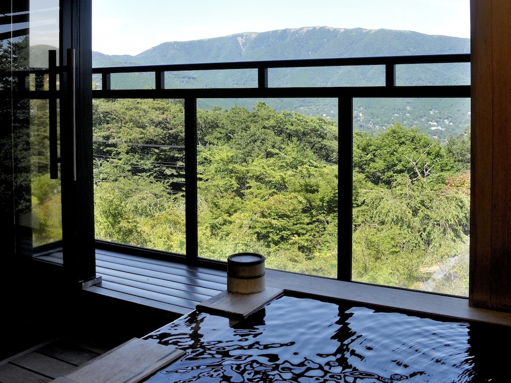 露天風呂付和室 2ベッド(10畳)（大人専用客室） バスルーム2 | 強羅花扇