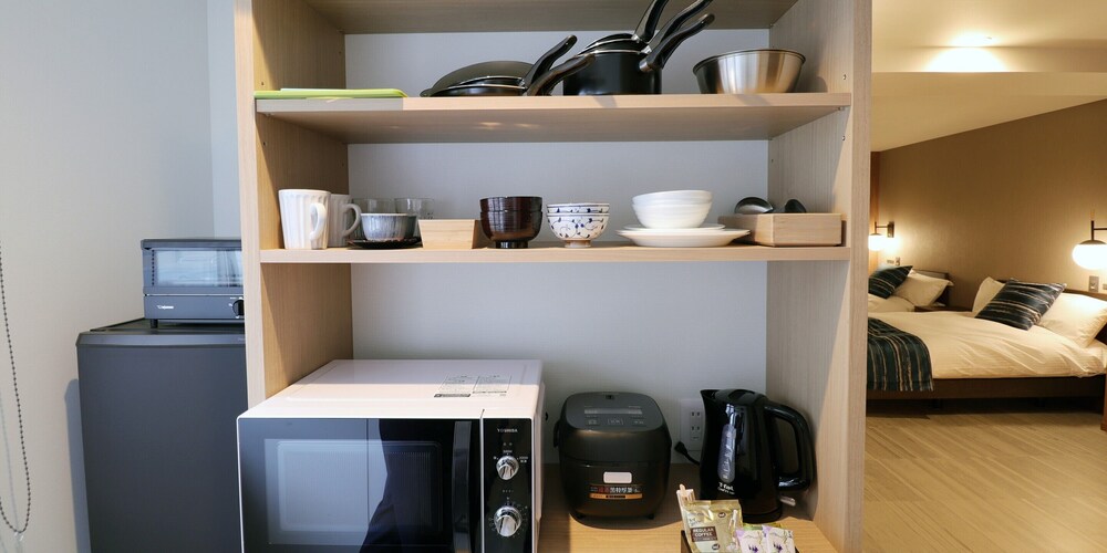 コンフォート ツインルーム 専用キッチン1 | 志賀高原 ホテル一望閣