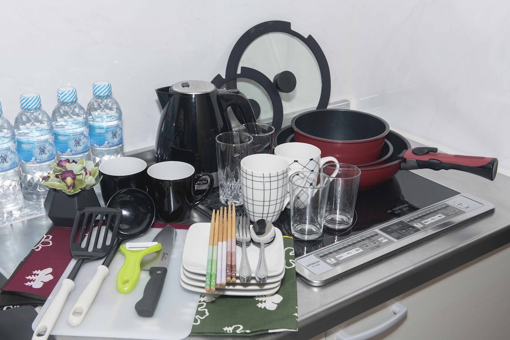 スタジオ ソファベッド付き 専用簡易キッチン1 | Stay SAKURA Kyoto 禅