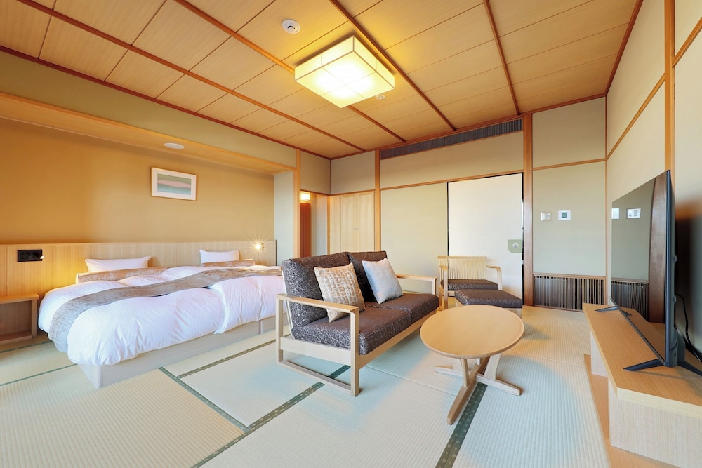 露天風呂付客室 バルコニー 客室1 | 皆生松月