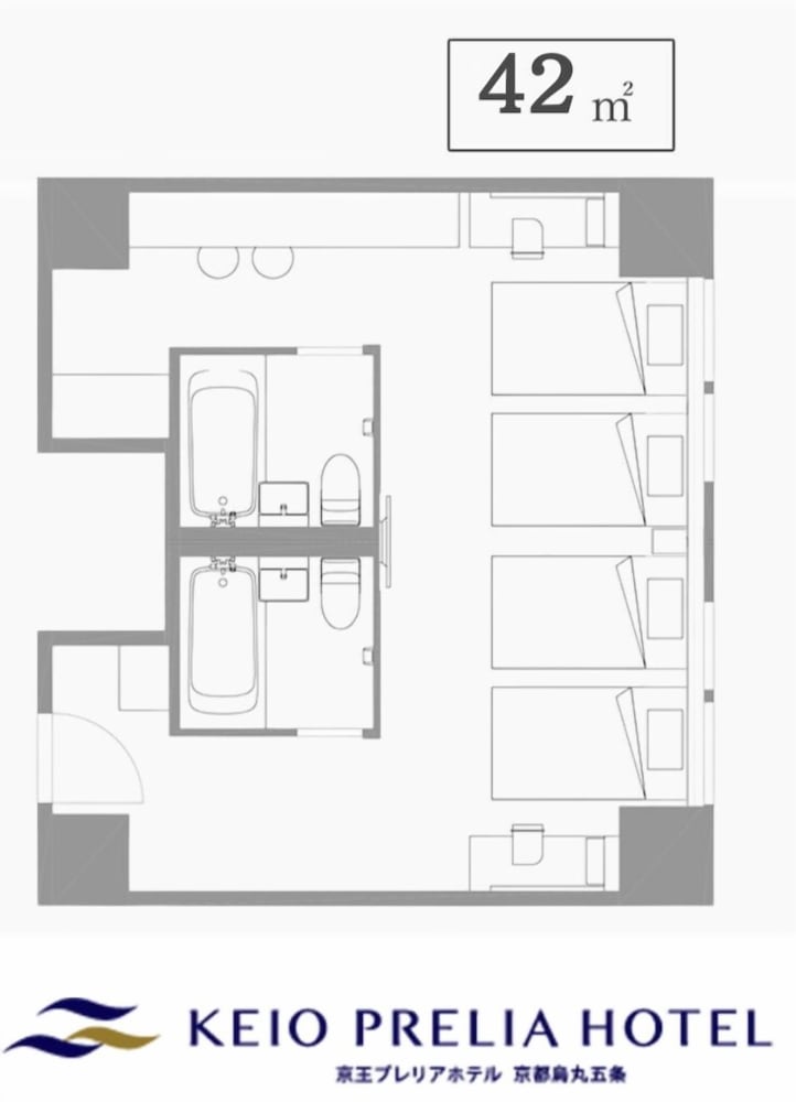 スタンダード 4 人部屋 | 京王プレリアホテル 京都烏丸五条