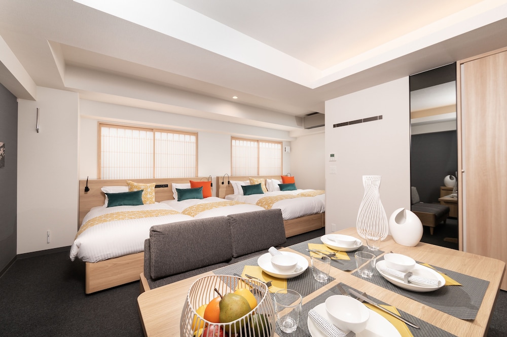 アパートメント、禁煙（シングルベッド 4 台） | MIMARU京都 西洞院高辻