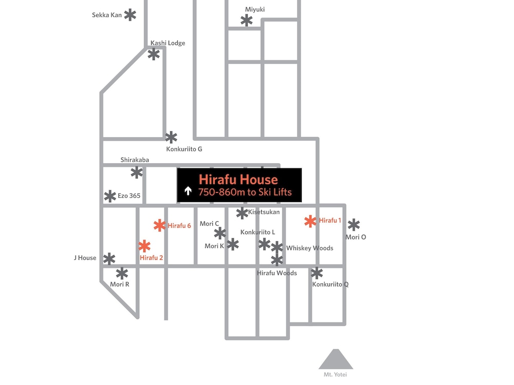 Hirafu House 2 Bedrooms 客室2 | ニセコ セントラル ハウス アンド アパートメント