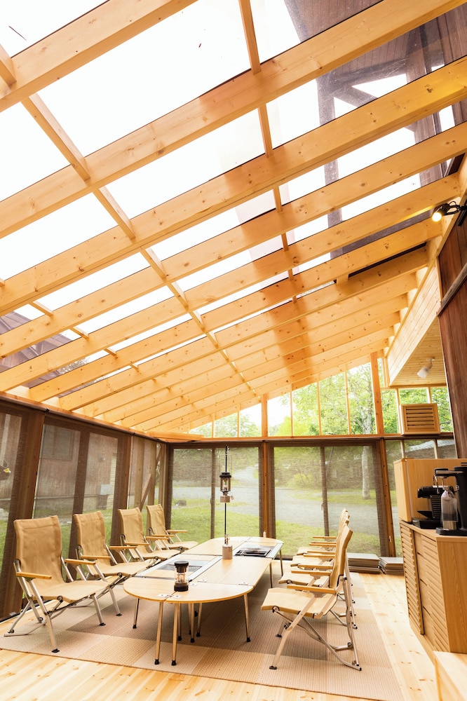 ペット同宿 リビングテラス付 戸建てタイプ3LDKコテージ テラス / パティオ12 | Nature Cottage Akabeko