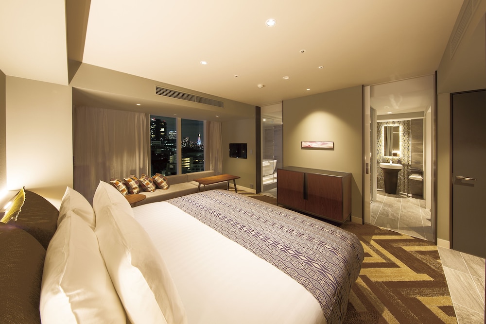 デラックス ストリーム ダブルルーム キングベッド 1 台 禁煙 シティビュー | 渋谷ストリームホテル