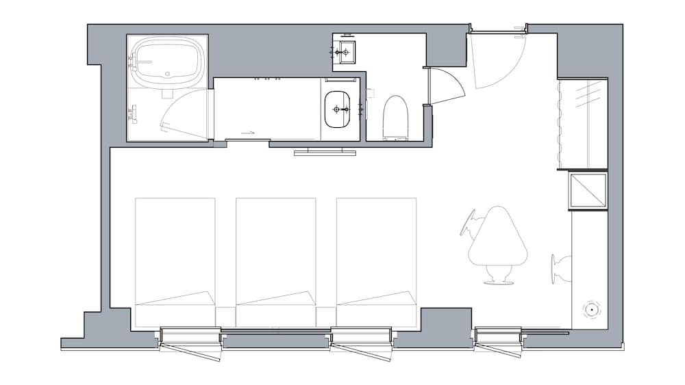 デラックス トリプル(禁煙) 客室3 | 新大阪ステーションホテル