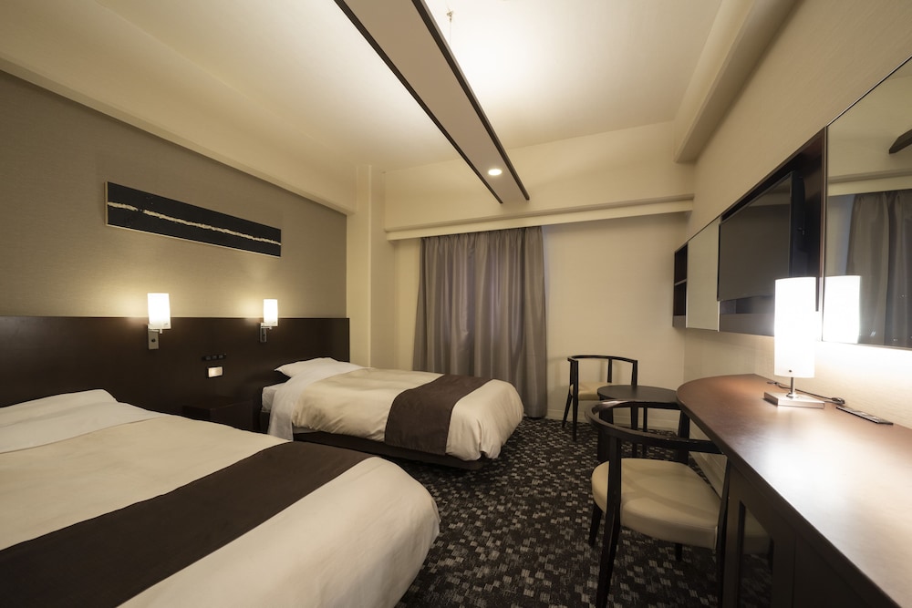 （禁煙）コンフォートツインルーム(21.7平米) ベッド幅120cm ×2、素泊まり(3名利用 エキストラベッドの幅100cm) 客室3 | ホテルビナリオ梅田