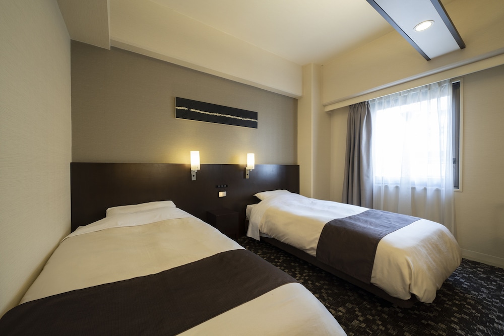 （禁煙）コンフォートツインルーム(21.7平米) ベッド幅120cm ×2、素泊まり(3名利用 エキストラベッドの幅100cm) 客室5 | ホテルビナリオ梅田