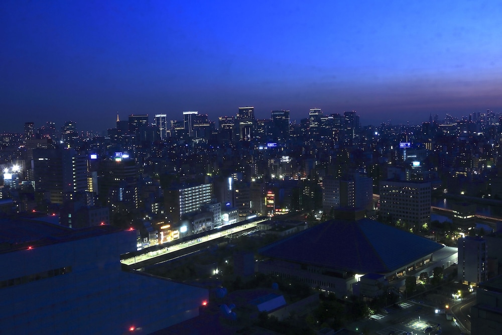 プレミアム ツインルーム 禁煙 リバービュー 部屋からの景観1 | 第一ホテル両国