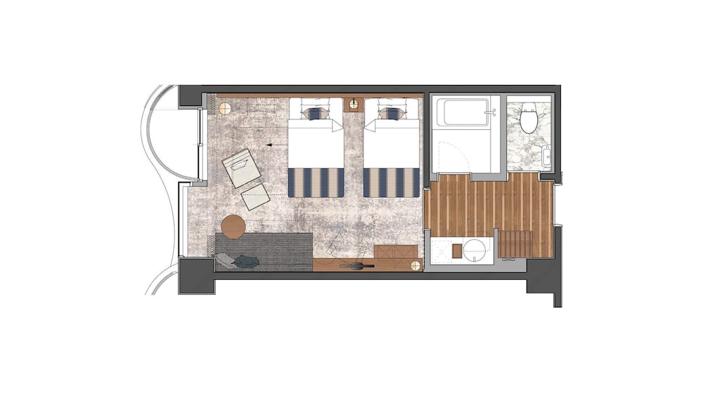 ツインルーム 客室2 | 大磯プリンスホテル