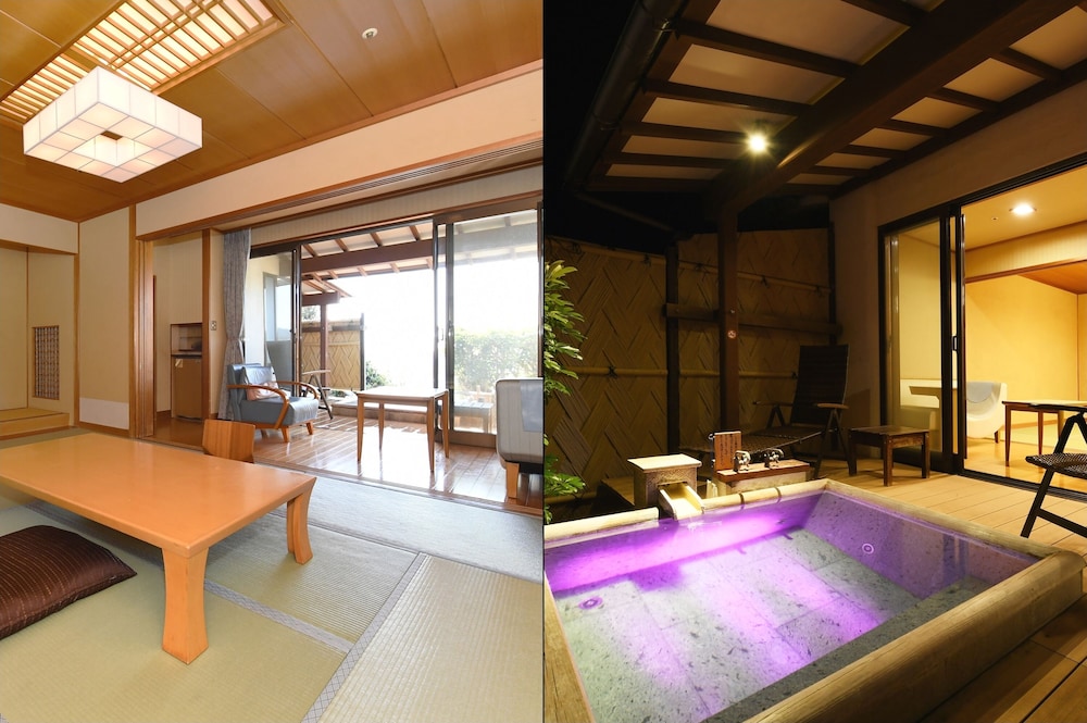 露天風呂付コーナールーム50sqm（畳10畳）　禁煙　ビーチビュー | 下田大和館