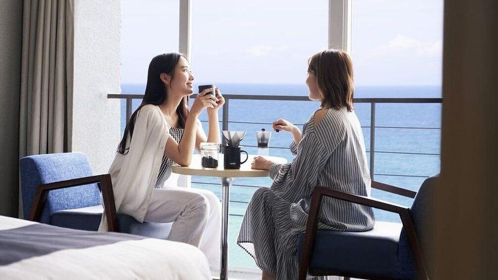 [最上階] オーシャンビュー ツインルームＣ(35㎡) 禁煙 ビジネスセンター0 | 下田プリンスホテル