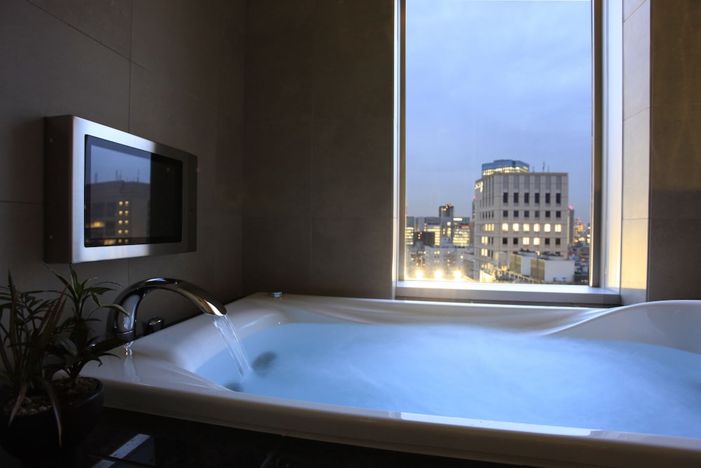 プレミアムツイン 禁煙 ジェットバス, 120cmベッド2台 (High Floor) 部屋からの景観0 | 庭のホテル 東京