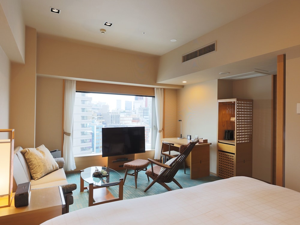 プレミアムダブル 禁煙 ジェットバス, キングベッド1台(High Floor) 客室2 | 庭のホテル 東京