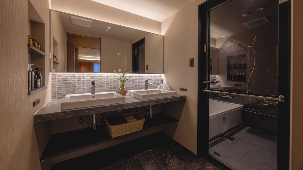 Deluxe Residence Room-No View-A Type, Non smoking バスルーム1 | 奈良の宿 飛鳥荘