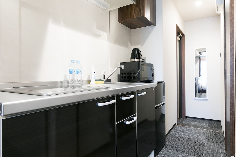 ツインルーム シティビュー 専用キッチン0 | Stay SAKURA Kyoto 四条烏丸