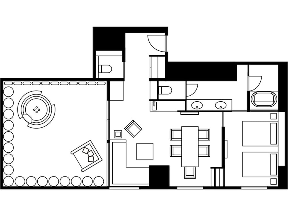 スイート　ホットタブ付　禁煙 客室1 | ザ・ゲートホテル東京 By HULIC