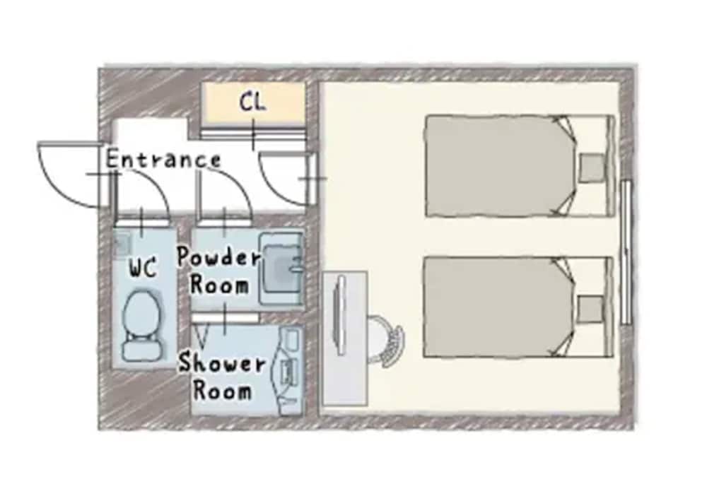 スーペリアツイン 客室2 | 羽う座 京都五条烏丸
