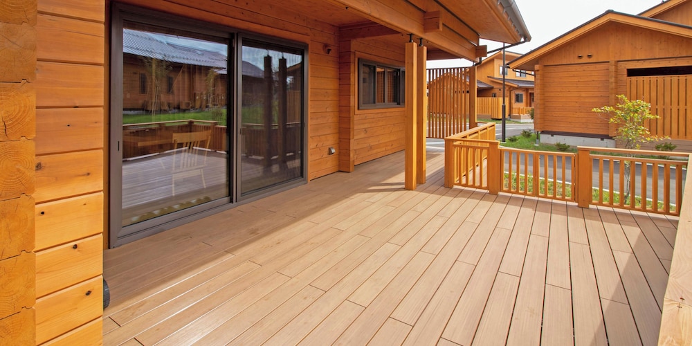 デラックス コテージ 1 ベッドルーム テラス / パティオ0 | 富士山リゾートログハウス ふようの宿