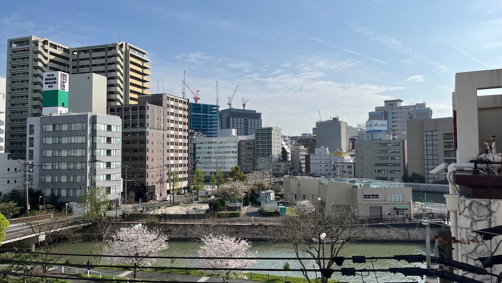 プレミアム リバービュールーム 禁煙 バルコニーからの眺望0 | DD HOTEL 中洲