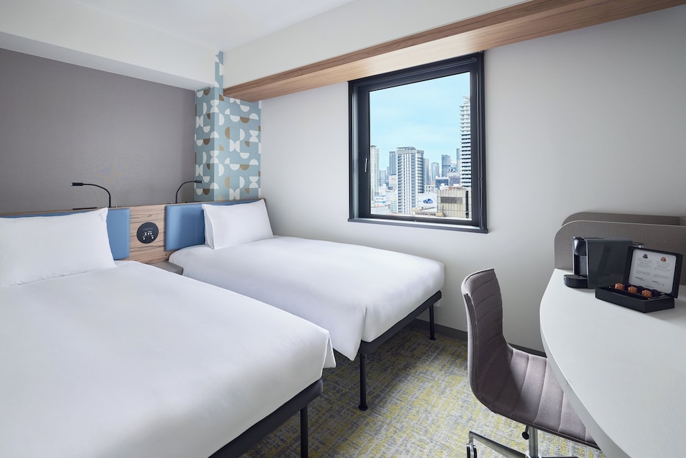 プレミアム ルーム シングルベッド 2 台 (High Floor, Free Breakfast) 客室6 | ホリデイ・インエクスプレス大阪シティセンター御堂筋 by IHG