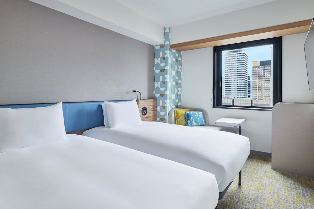 プレミアム ルーム シングルベッド 2 台 (High Floor, Free Breakfast) | ホリデイ・イン エクスプレス大阪シティセンター御堂筋 by IHG