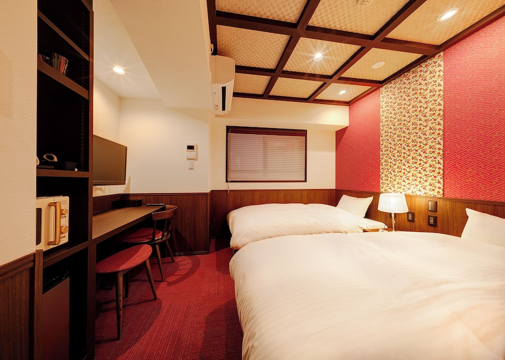 レトロモダンツインルーム 客室2 | ホテルサンリオット北浜