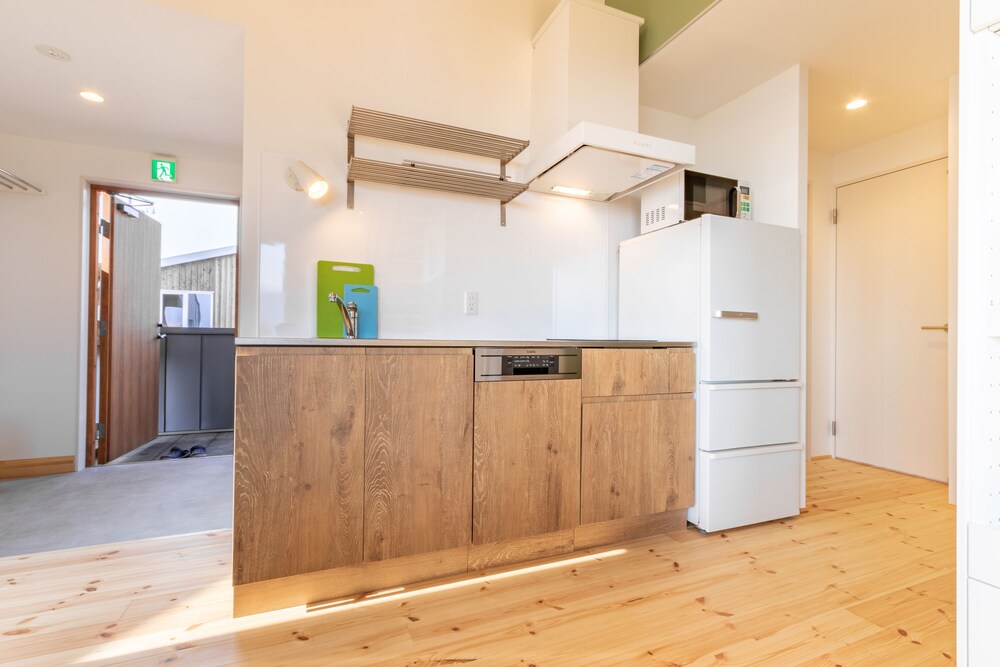 2ベッドルーム+1スタディオベッドルーム　デラックスコテージ (連泊限定) 専用キッチン0 | ニセコハイランドコテージ