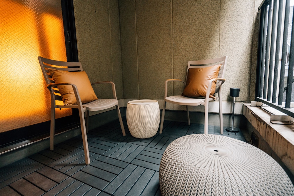 デラックス スタジオ ベッド (複数台) テラス テラス / パティオ0 | mizuka Daimyo 3 ‐unmanned hotel‐