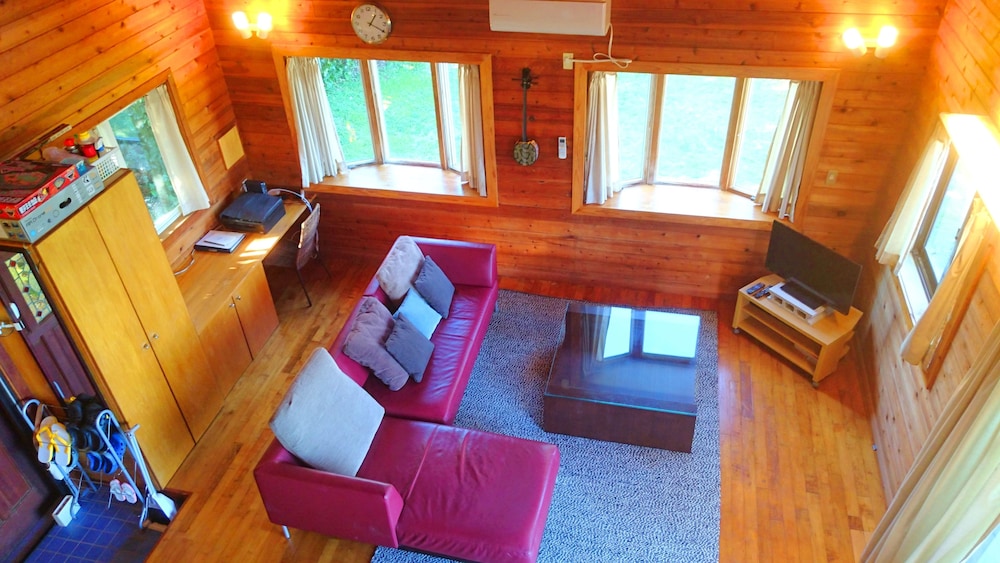 コテージ 禁煙 オーシャンビュー リビングルーム2 | プライベートビーチハウス