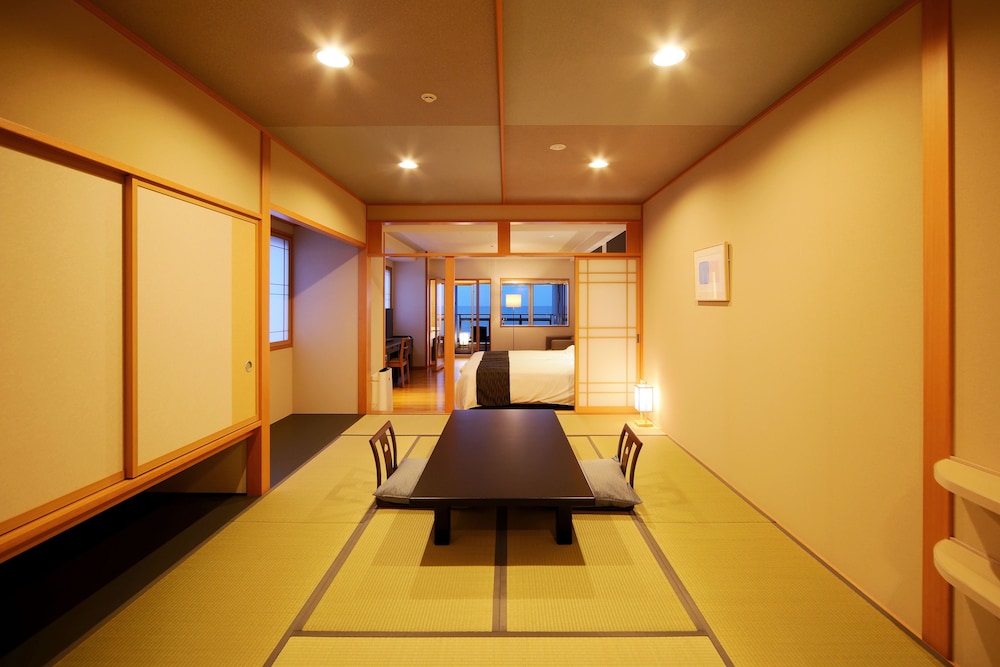 デラックス 和洋室 海一望絶景テラス温泉露天風呂付 禁煙 客室5 | 皆生游月